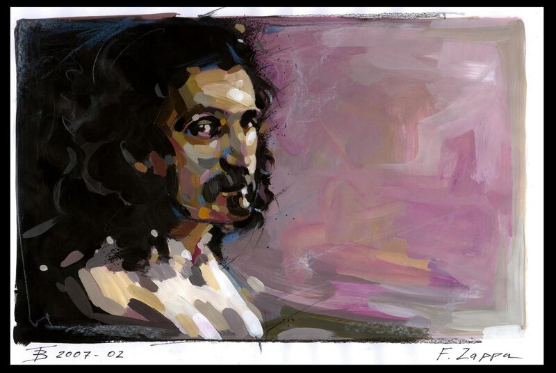 Portrait of a man in profile