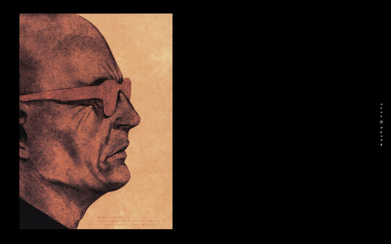 portrait of a man in profile