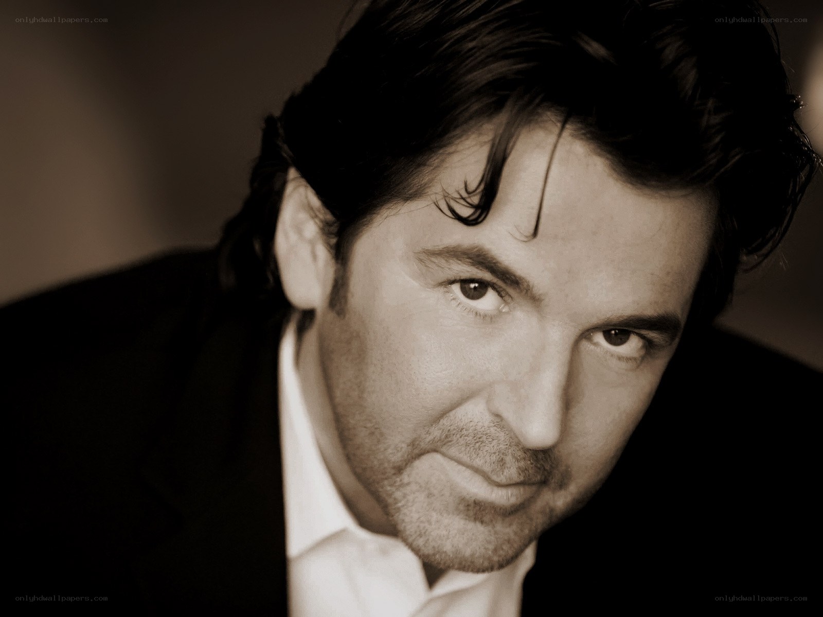 portrait of a man in sepia
