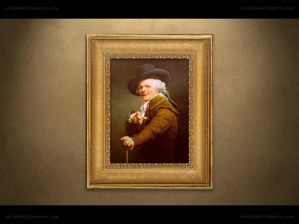 Portrait of a man pointing