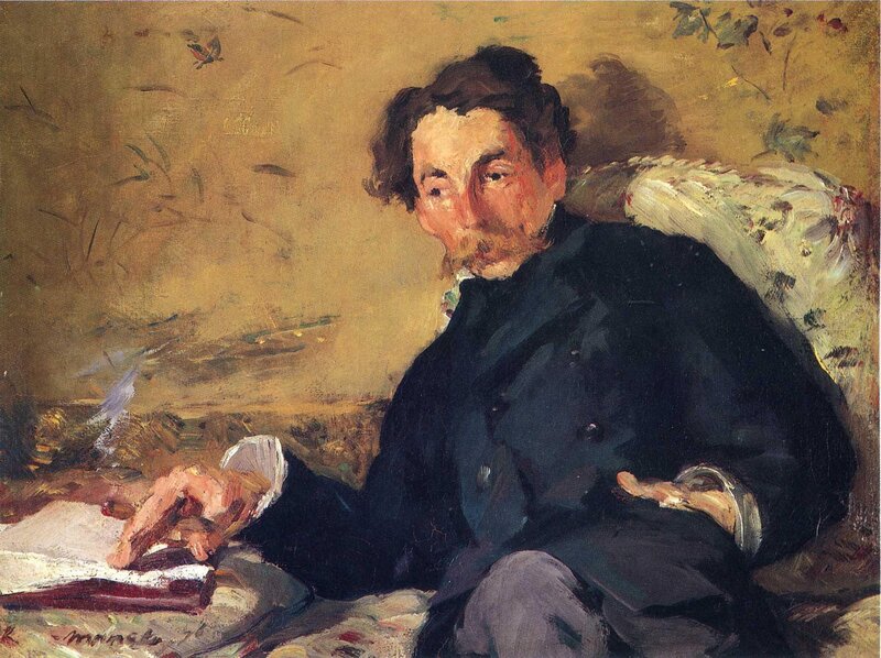 Portrait of a man reading