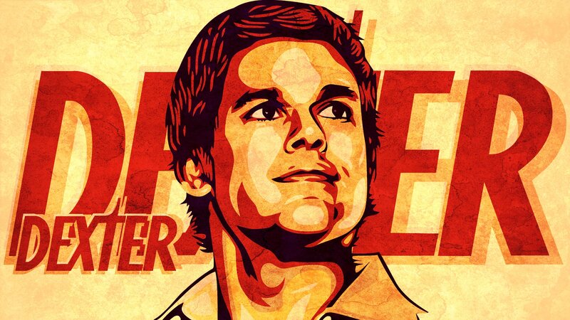 Portrait of a Man — Red, Dramatic, Illustration, Text