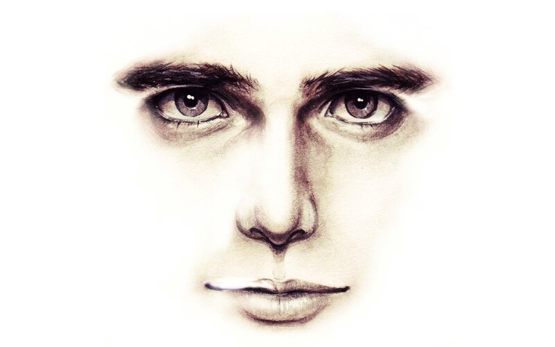 portrait of a man's face