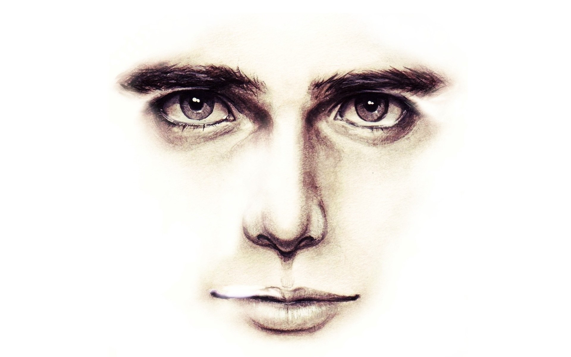 portrait of a man's face