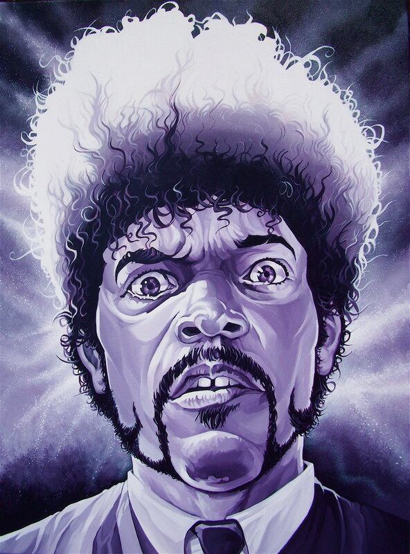 Portrait of a man with curly hair