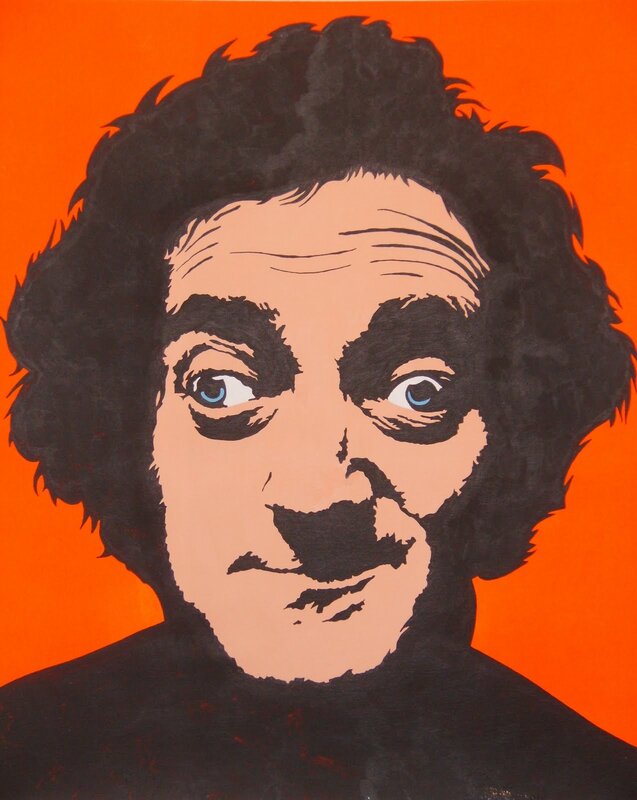 portrait of a man with curly hair