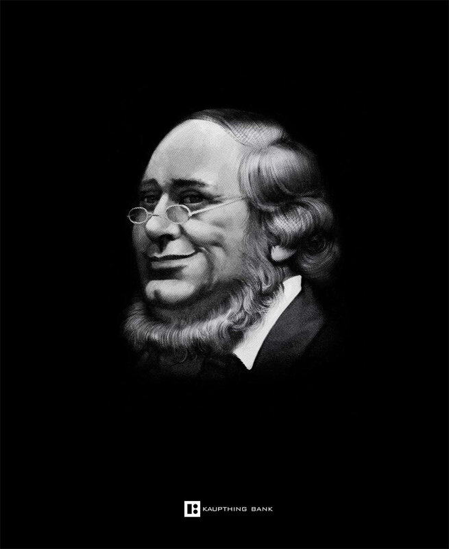Portrait of a man with glasses