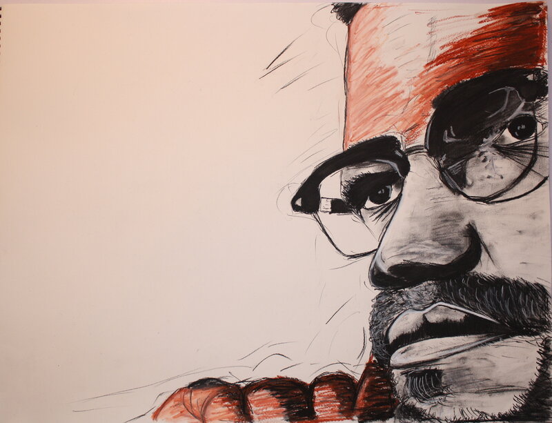 portrait of a man with glasses