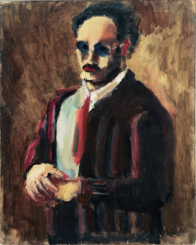 Portrait of a man with glasses