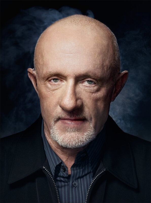 Portrait of a man with smoke