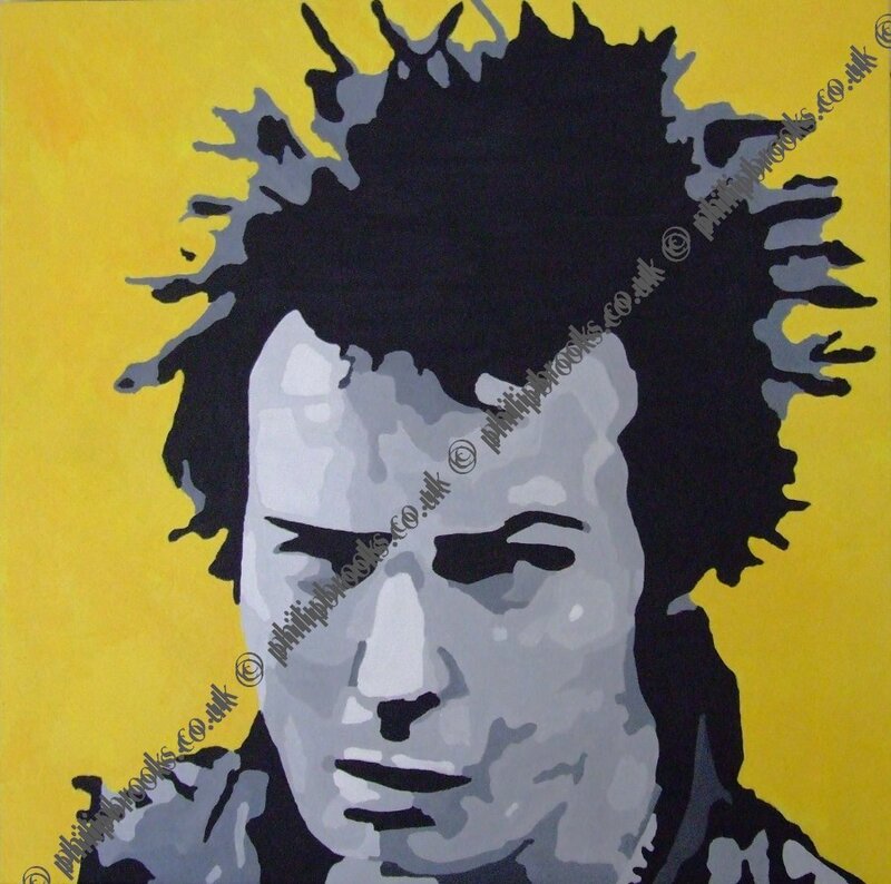 portrait of a man with spiky hair
