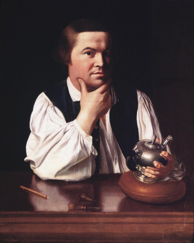 Portrait of a man with teapot