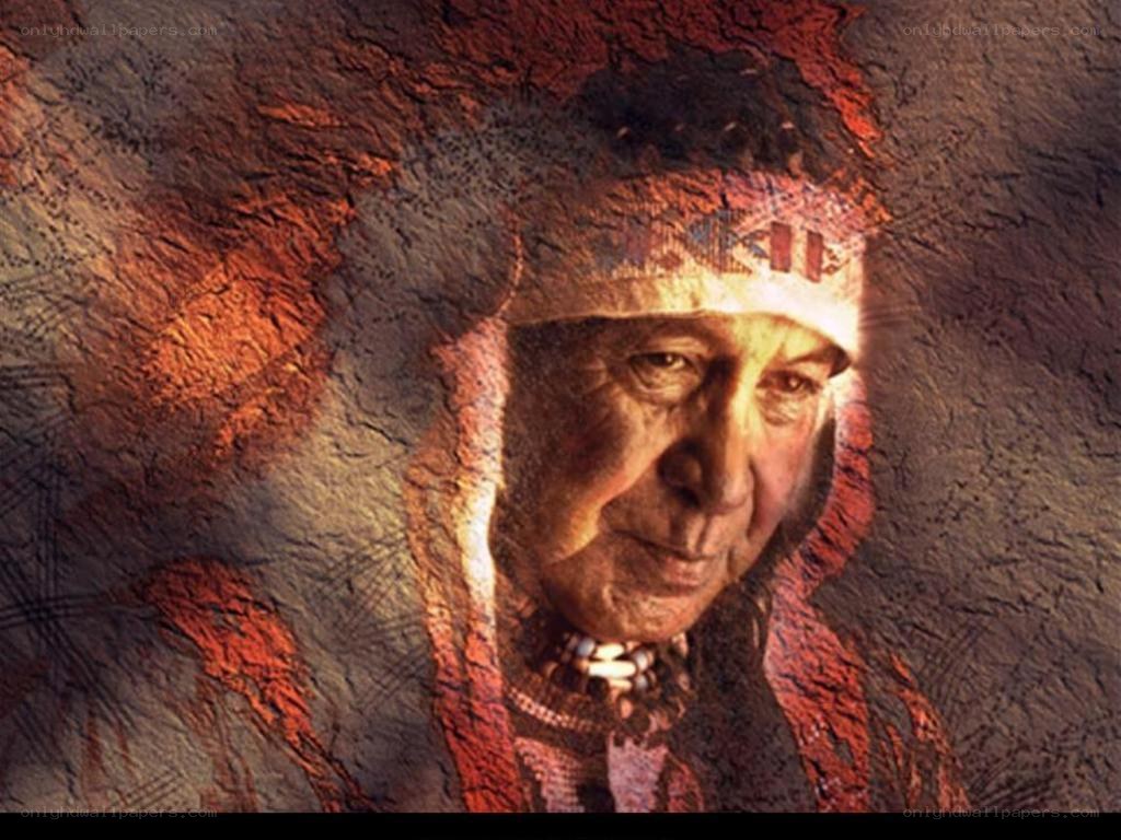 Portrait of a Native American elder
