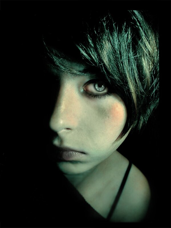 portrait of a person with short hair