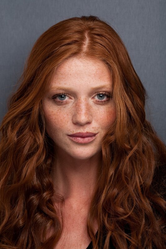 portrait of a red-haired woman
