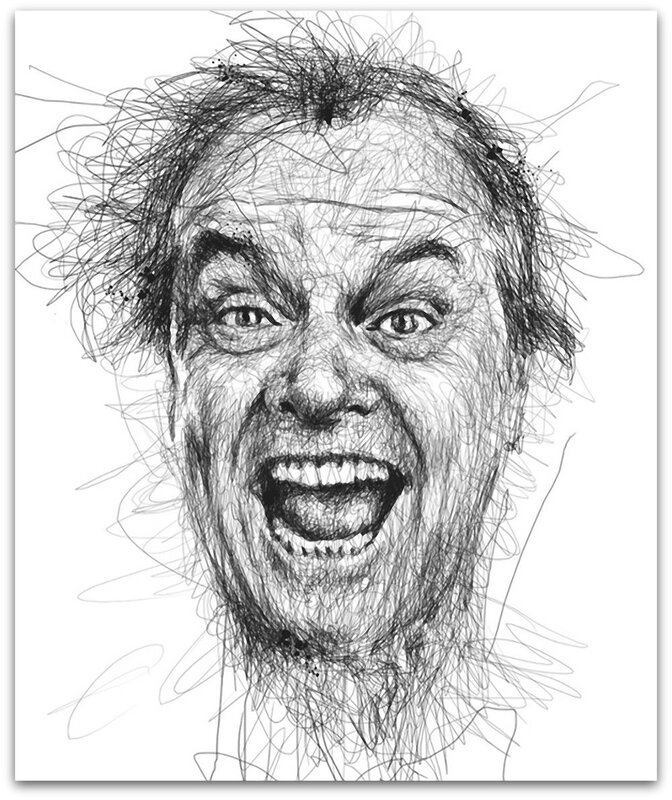 Portrait of a screaming man