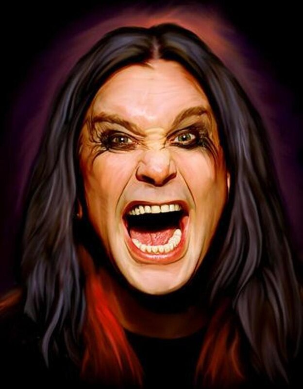 Portrait of a screaming man