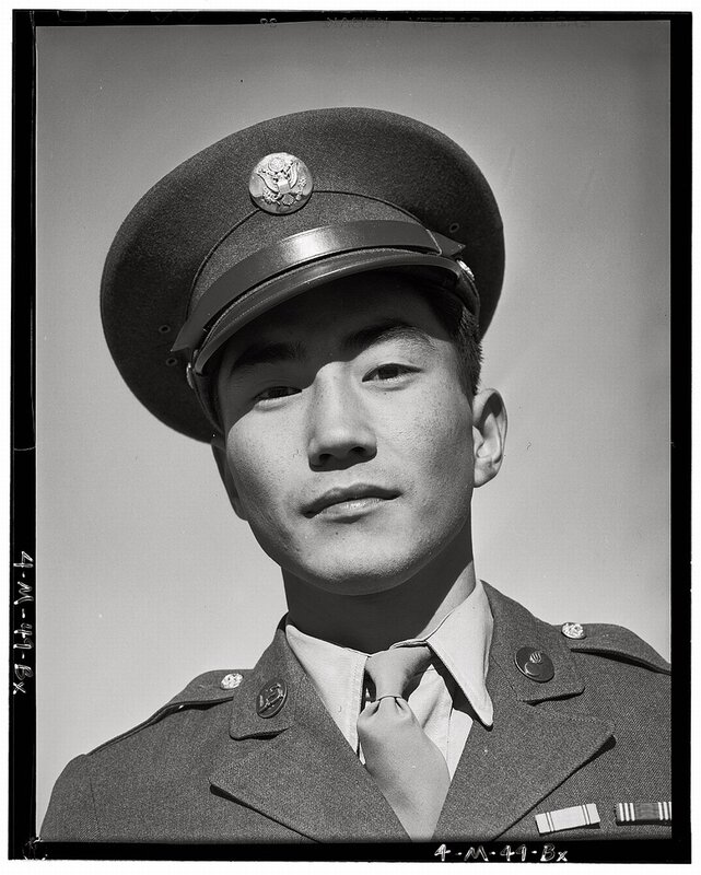 Portrait of a soldier in uniform