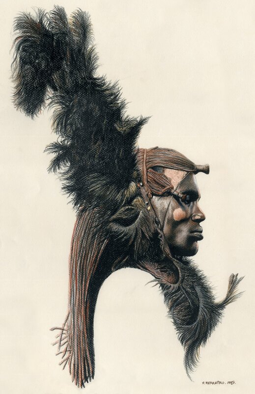 Portrait of a tribal leader