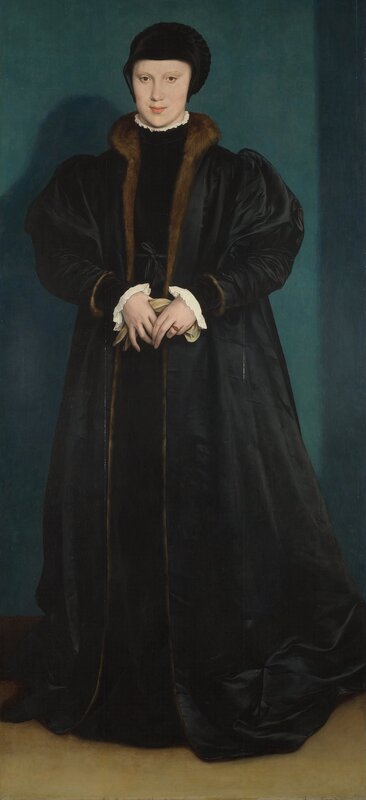 Portrait of a woman in black