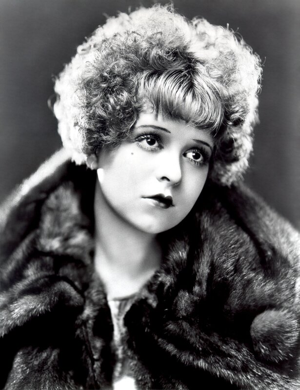 Portrait of a woman in fur coat