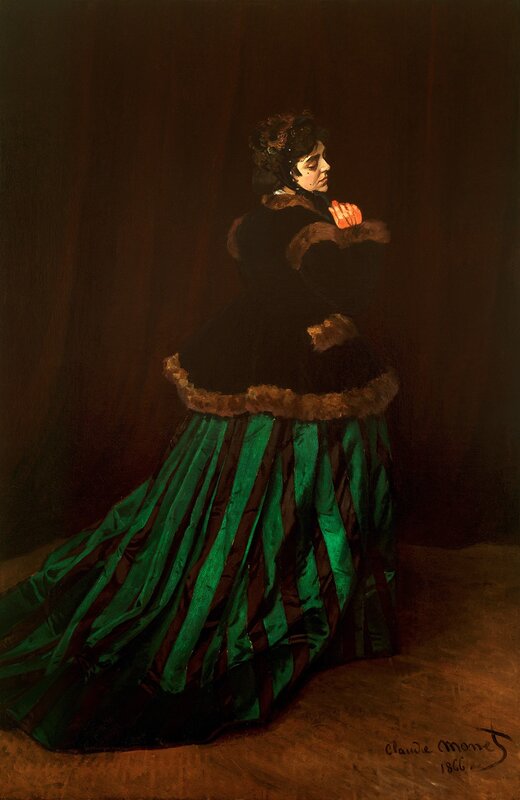 Portrait of a woman in green