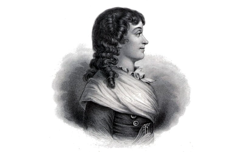 Portrait of a woman in profile