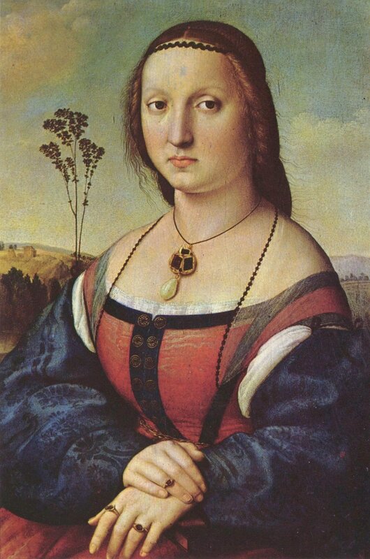 Portrait of a woman in Renaissance attire