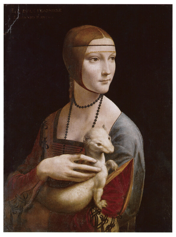 Portrait of a Woman with a Ferret