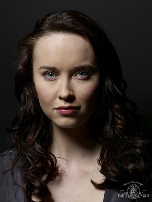portrait of a woman with blue eyes