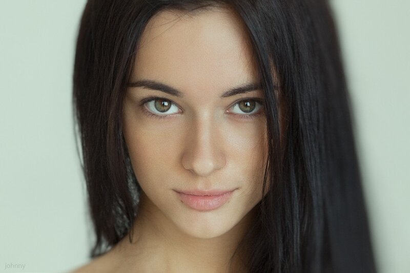portrait of a woman with dark hair