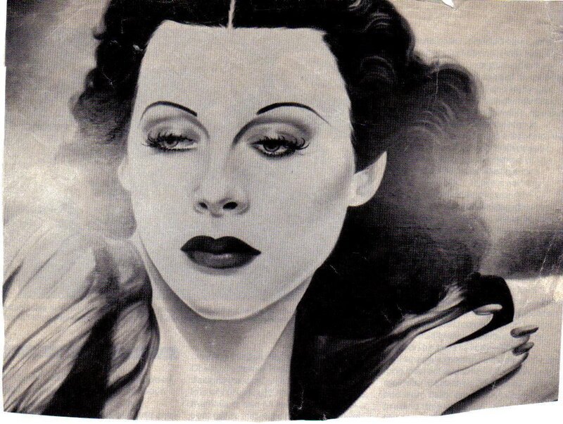 portrait of a woman with dark makeup
