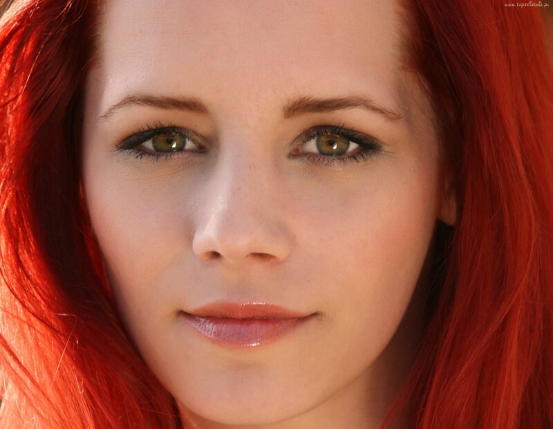 portrait of a woman with red hair