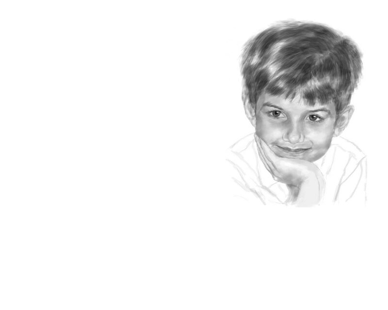 portrait of a young boy