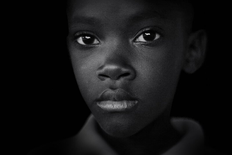 portrait of a young child