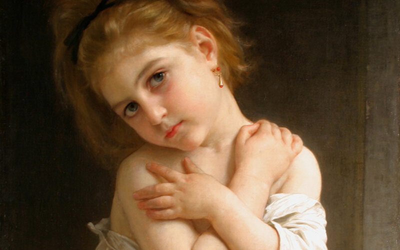 Portrait of a young girl