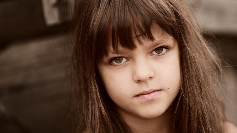 portrait of a young girl