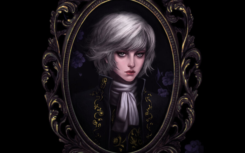 Portrait of a Young Person — Black