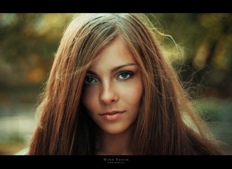 portrait of a young woman