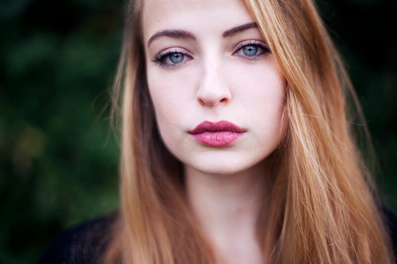 portrait of a young woman