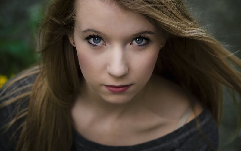 portrait of a young woman