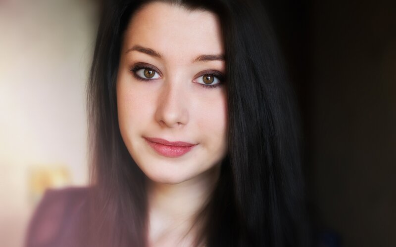 portrait of a young woman