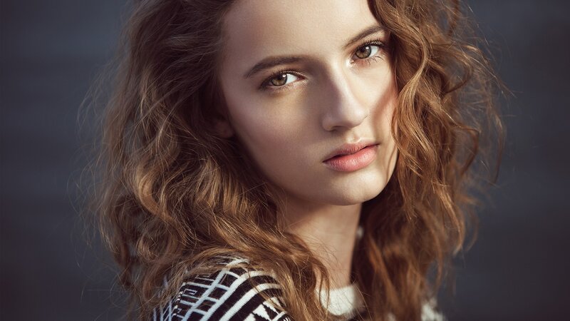 portrait of a young woman