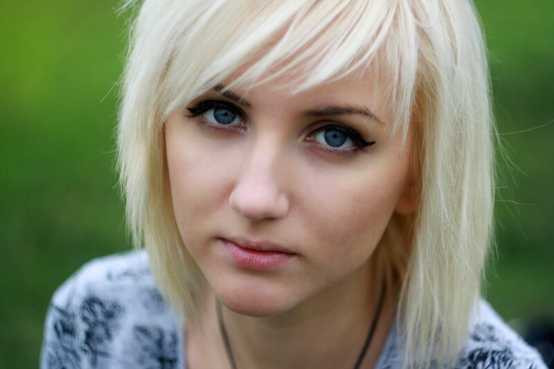 portrait of a young woman