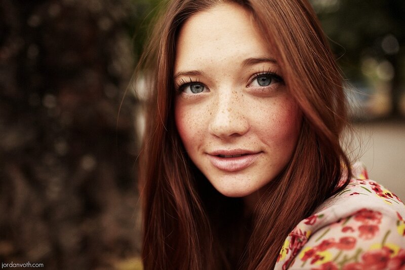portrait of a young woman