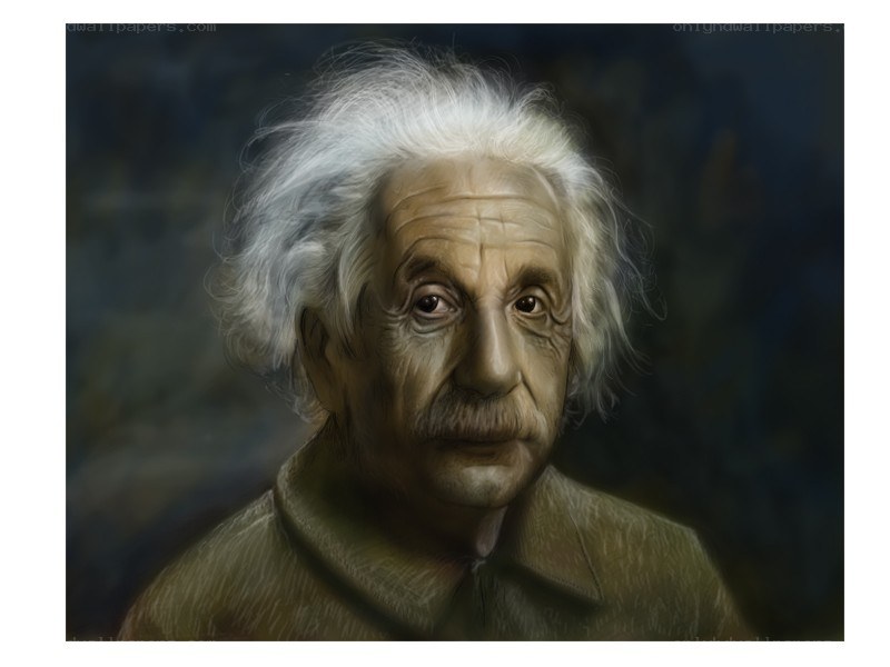 Portrait of Albert Einstein