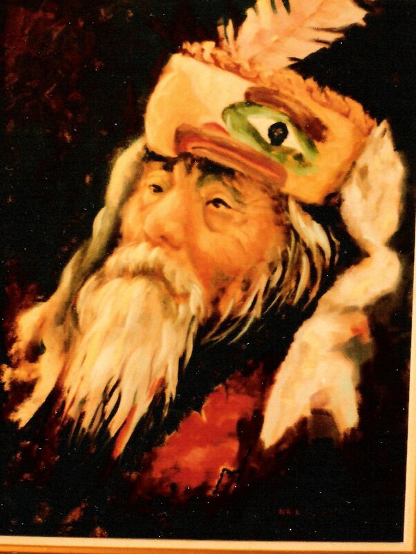 Portrait of an Elder with Headdress