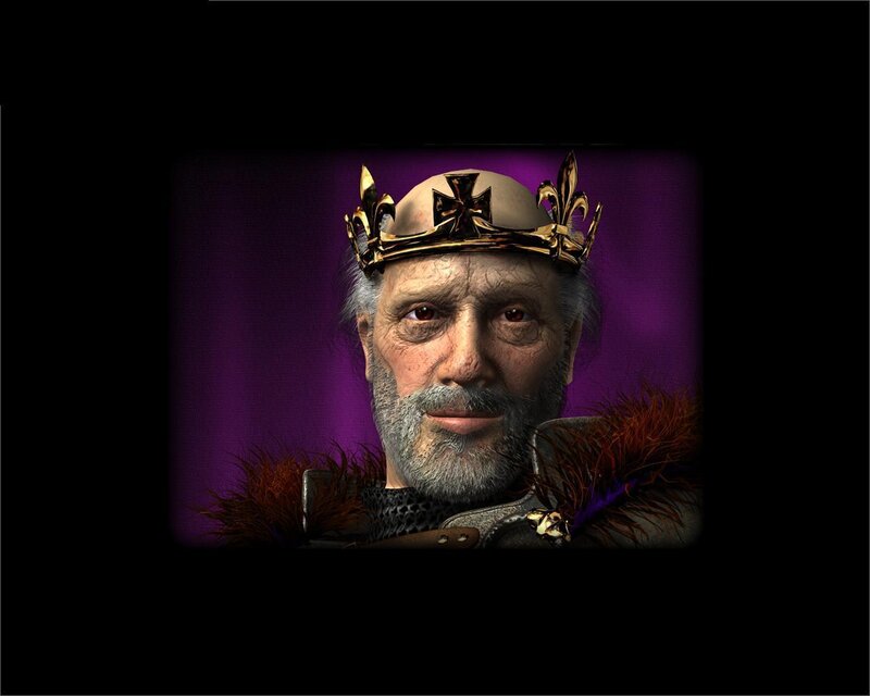 portrait of an old king