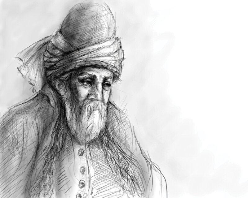 portrait of an old man