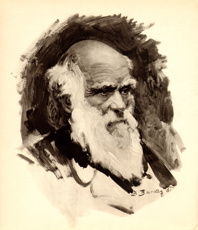 Portrait of Charles Darwin